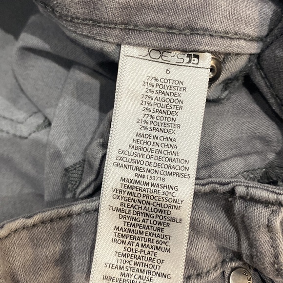 Girls size 6 Joe Jeans fit more like a size 7 - Picture 3 of 3